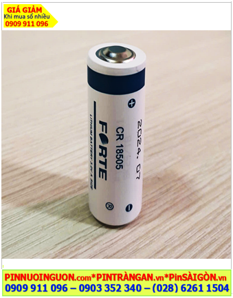 FORTE CR18505, Pin nuôi nguồn PLC FORTE CR18505 Lithium Manganese Dioxide 3v 2500mAh chính hãng